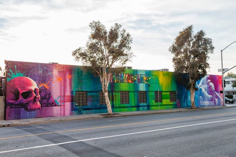 RISK Paints Mural at Sylvester Stallone's Former Santa Monica Studio
