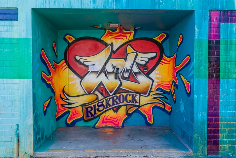 RISK Paints Mural at Sylvester Stallone's Former Santa Monica Studio