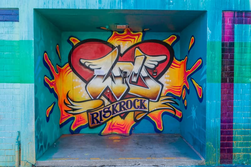 RISK Paints Mural at Sylvester Stallone's Former Santa Monica Studio