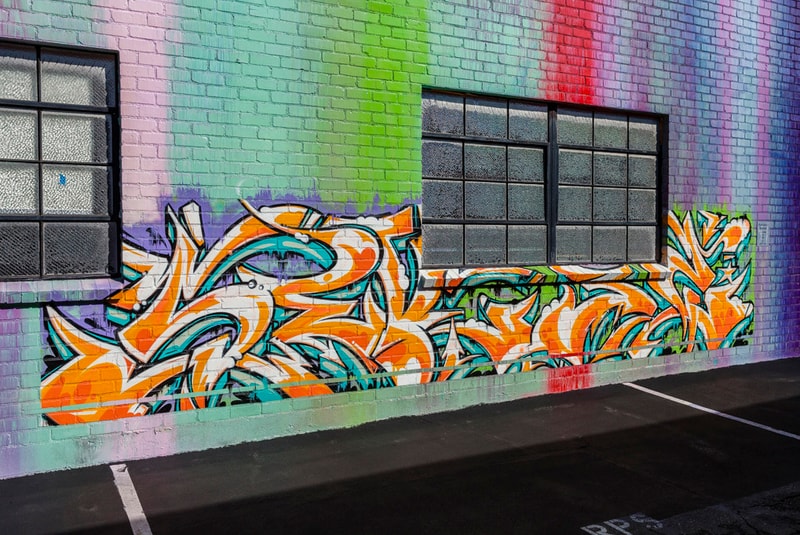 RISK Paints Mural at Sylvester Stallone's Former Santa Monica Studio