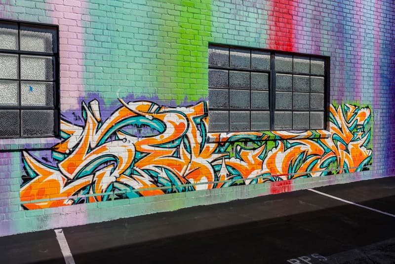 RISK Paints Mural at Sylvester Stallone's Former Santa Monica Studio