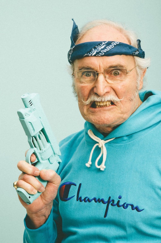 Senior Citizens Dressed in Streetwear by Alex de Mora