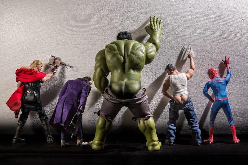 Superheroes up to No Good in Cheeky Photo Series
