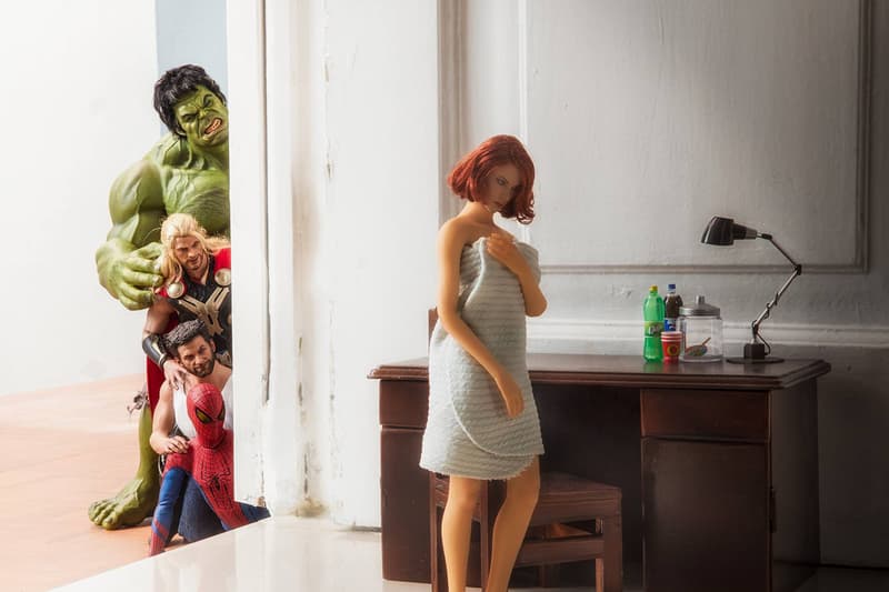 Superheroes up to No Good in Cheeky Photo Series