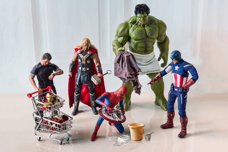 Superheroes up to No Good in Cheeky Photo Series
