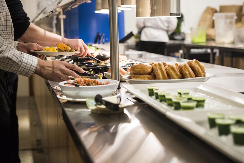 Take a Look Inside Facebook's New York Cafeteria
