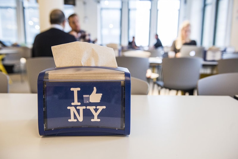 Take a Look Inside Facebook's New York Cafeteria