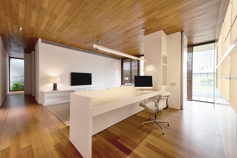 The Wall House by FARM Architects Overlooks Singapore Skyline