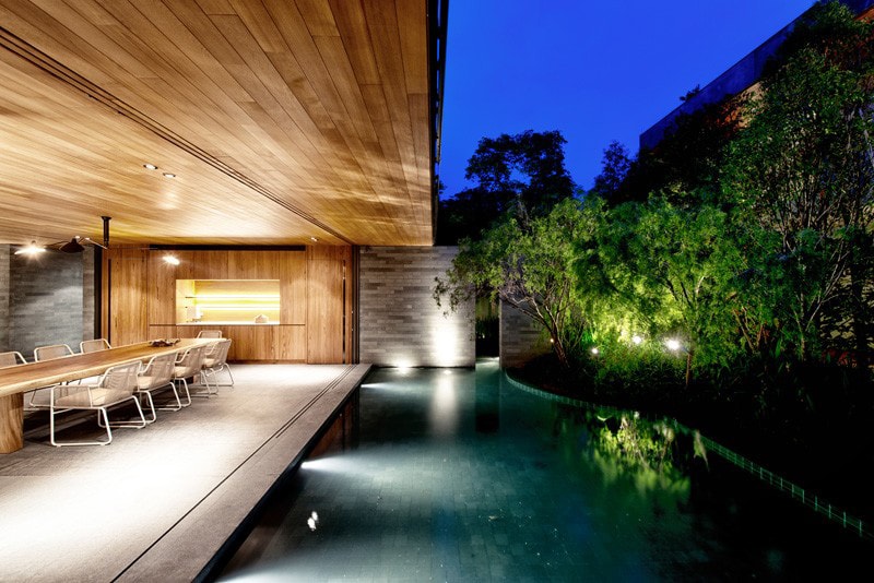 The Wall House by FARM Architects Overlooks Singapore Skyline