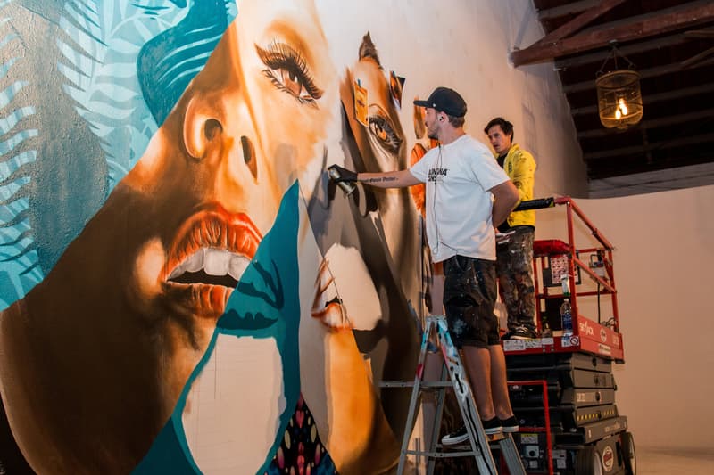 Tristan Eaton and Kamea Hadar Create "Pele, Maila, Hina" Mural in LA