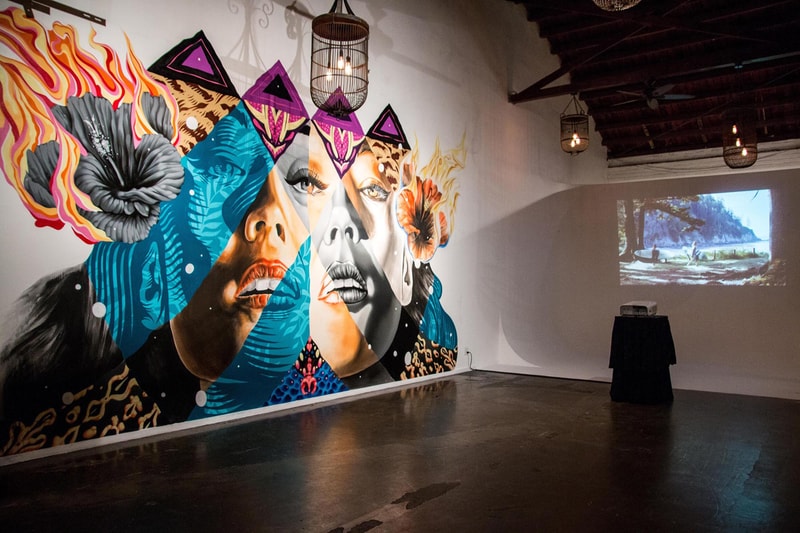 Tristan Eaton and Kamea Hadar Create "Pele, Maila, Hina" Mural in LA