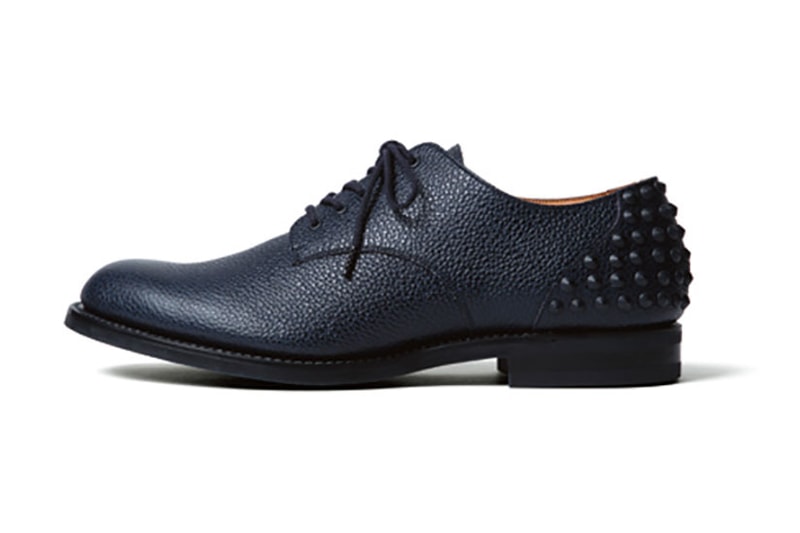 uniform experiment 2015 Spring/Summer Plain Toe Heel Studs Shoes
