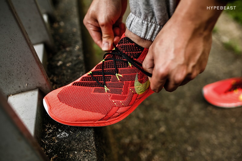 A Closer Look at the Nike Free 3.0 Flyknit Bright Crimson/Volt