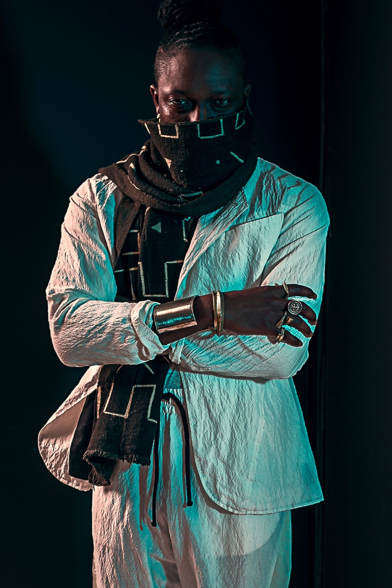 Abasi Rosborough 2015 Spring/Summer "Diaspora" Editorial featuring Joshua Kissi