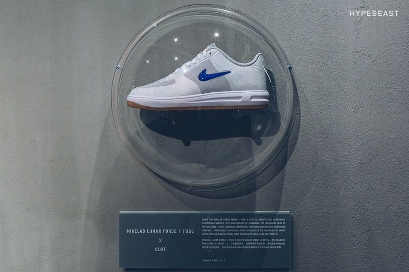 CLOT x Nike "10th Anniversary" Installation @ X158