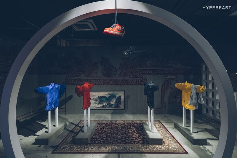 CLOT x Nike "10th Anniversary" Installation @ X158