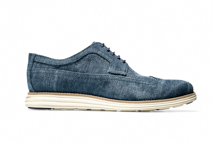 Cole Haan 2015 Spring/Summer LunarGrand Long Wingtip Canvas Collection
