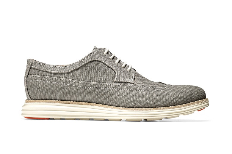 Cole Haan 2015 Spring/Summer LunarGrand Long Wingtip Canvas Collection