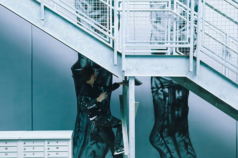 CYRCLE. "NOTHING EXISTS" Mural in Playa Vista, Los Angeles