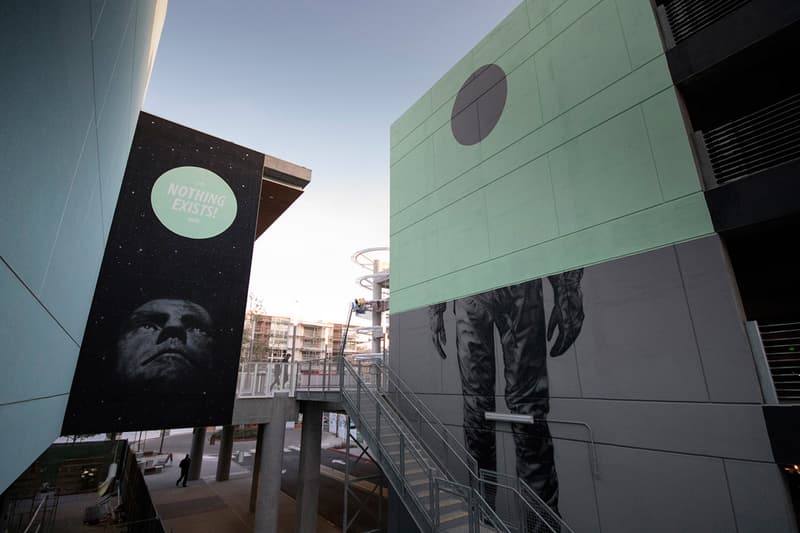 CYRCLE. "NOTHING EXISTS" Mural in Playa Vista, Los Angeles