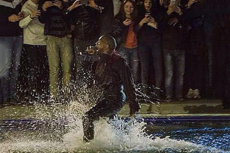 Kanye West's Surprise Concert in Armenia Was Shut Down After He Jumped Into a Lake