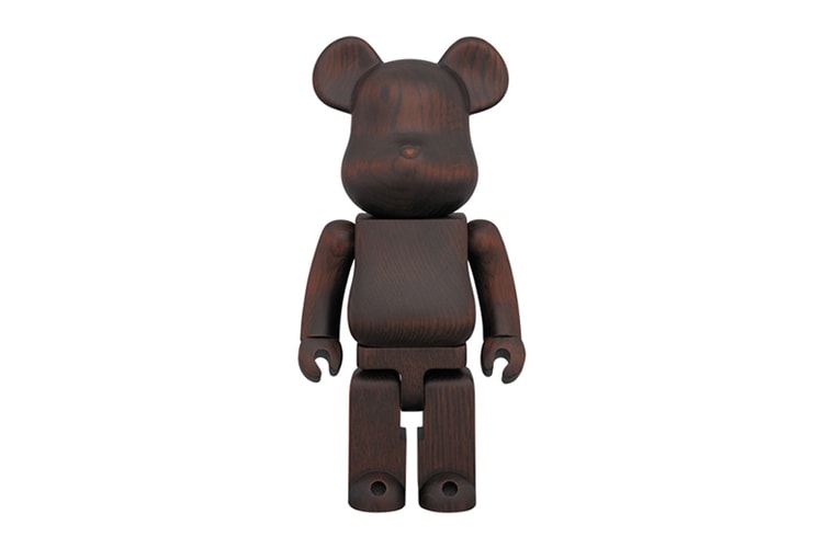 karimoku x Medicom Toy Bearbrick Rosewood Paint 400%