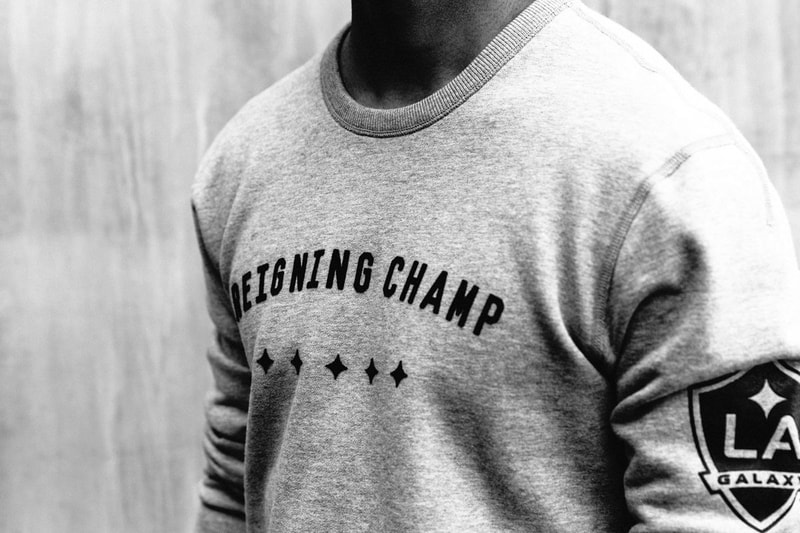 LA Galaxy x Reigning Champ MLS Cup Champions Lookbook