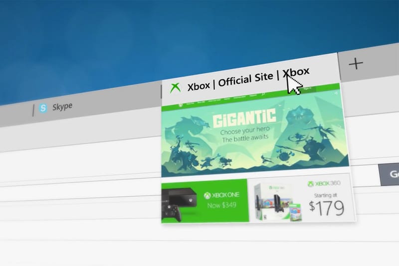 Microsoft Introduces Windows 10 "Edge" Browser to Replace Internet Explorer