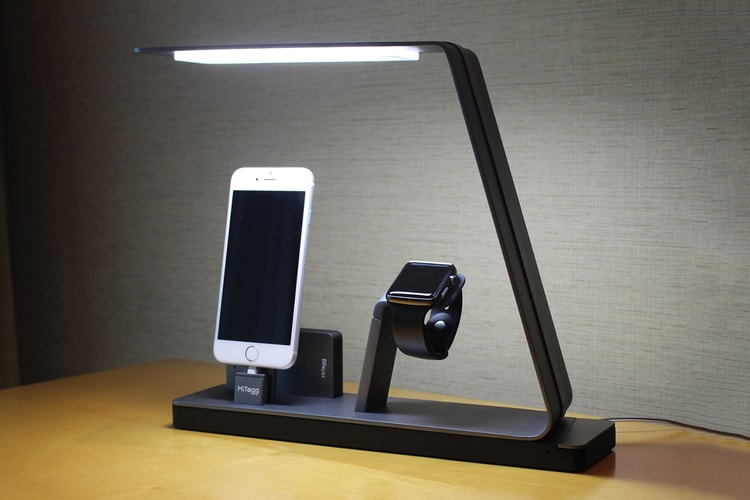 MiTagg NuDock Power System Lamp Charges Your iPhone and Apple Watch