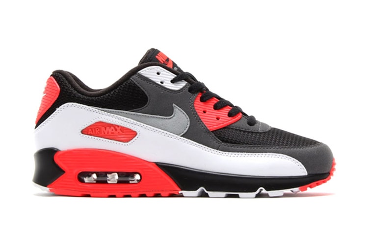 Nike Air Max 90 OG Black/Neutral Grey-Dark Grey-White-Bright Crimson