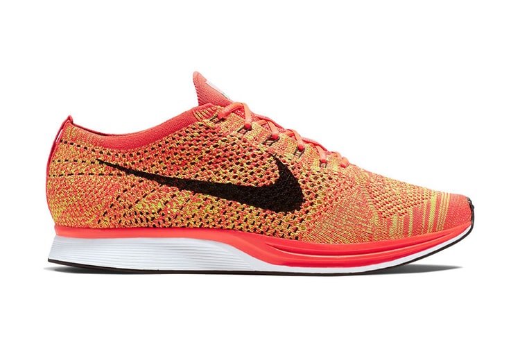 Nike Flyknit Racer Bright Crimson/Volt