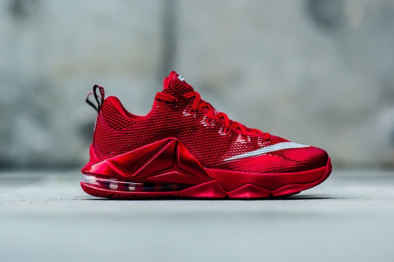 Nike LeBron 12 Low Premium "University Red"