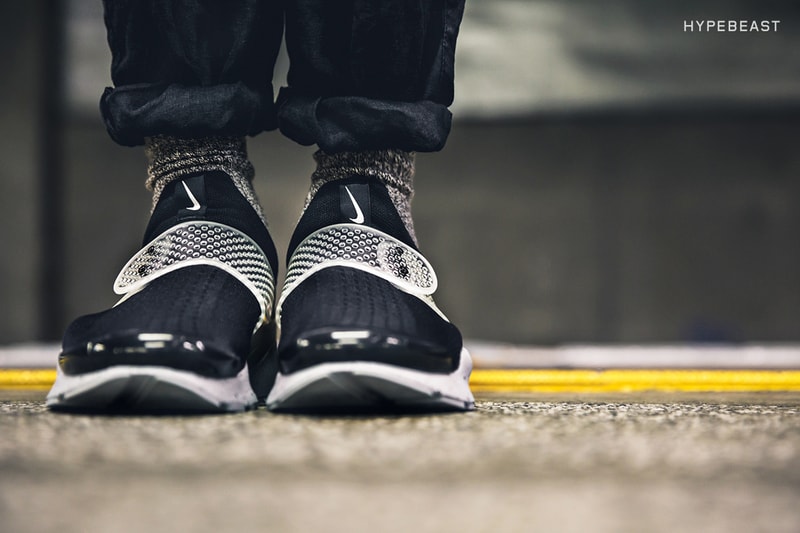 A Closer Look at the fragment design x NikeLab Sock Dart "Black"