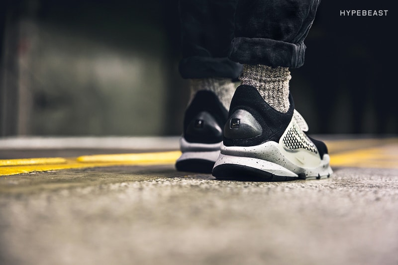 A Closer Look at the fragment design x NikeLab Sock Dart "Black"