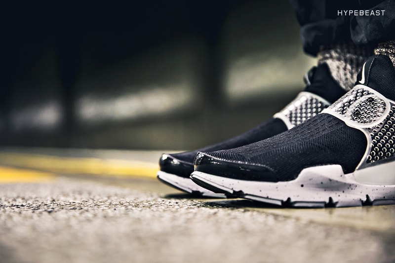 A Closer Look at the fragment design x NikeLab Sock Dart "Black"