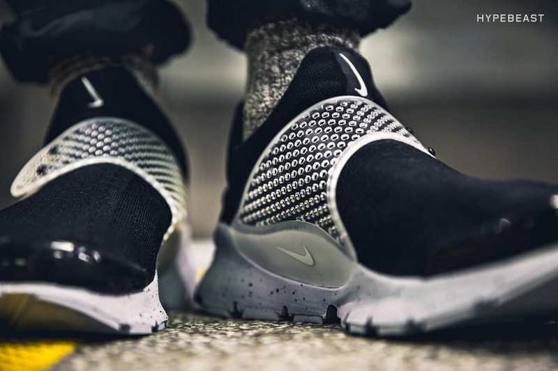 A Closer Look at the fragment design x NikeLab Sock Dart "Black"