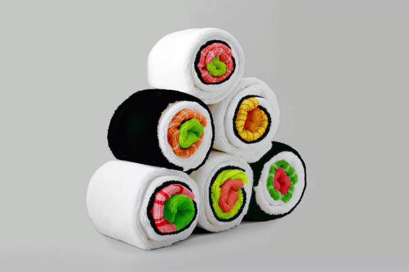 OTOTO DESIGN's Sushi Towels by Jenny Pokryvailo