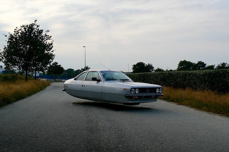 Sylvain Viau "Flying Cars" Photo Series