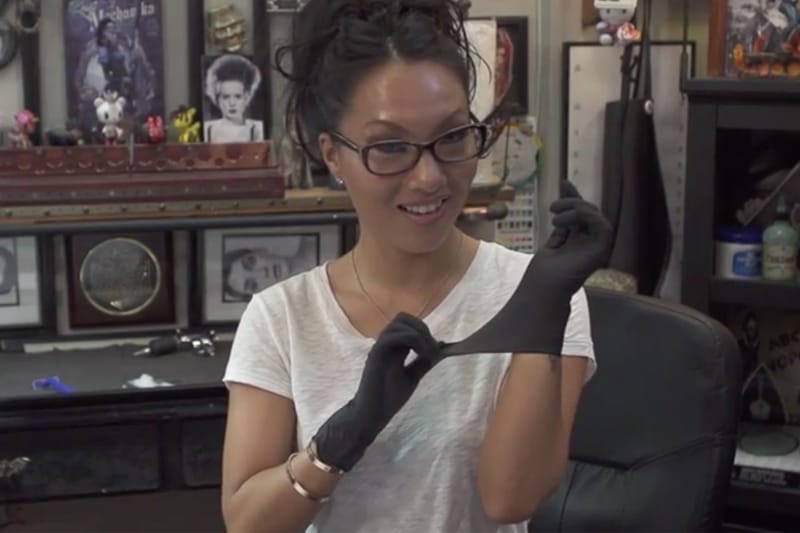 The Hundreds Presents 'Hobbies with Asa Akira' - Tattooing