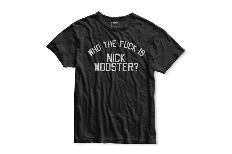 Todd Snyder "Who the F*** is Nick Wooster?" T-Shirt Collection