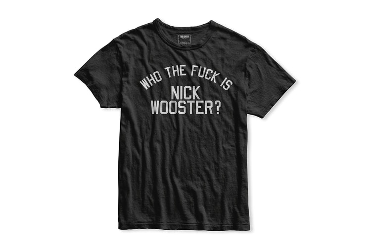 Todd Snyder "Who the F*** is Nick Wooster?" T-Shirt Collection