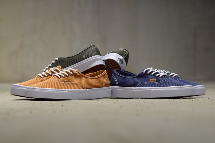 Vans California 2015 Spring/Summer Authentic CA "Washed Herringbone" Pack