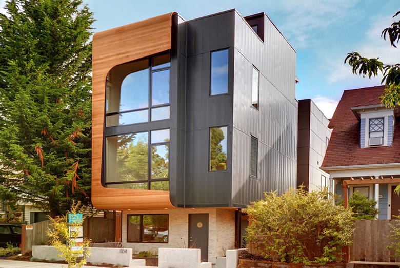18th Avenue City Homes by Malboeuf Bowie Architecture