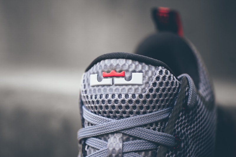 A Closer Look at the Nike LeBron 12 Low Wolf Grey/Hot Lava