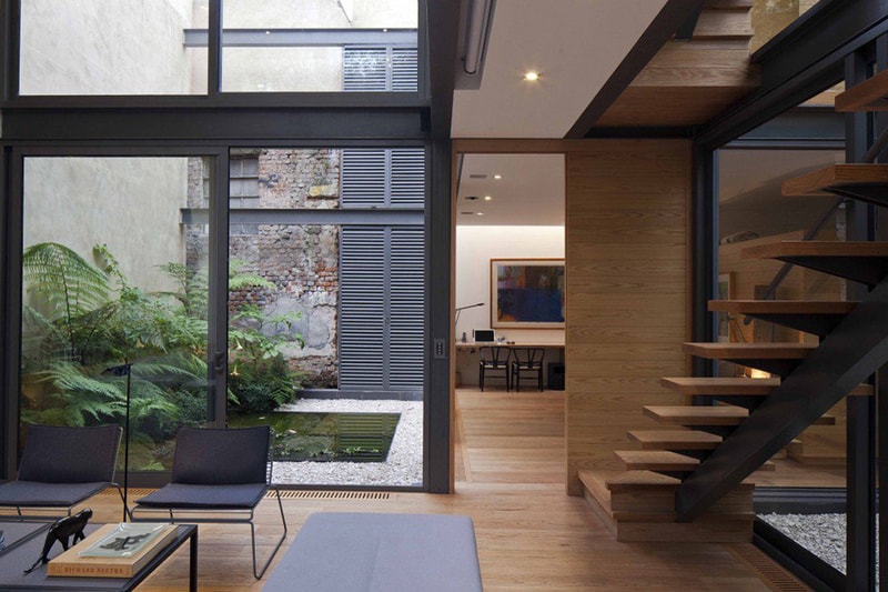 A Hidden House With Four Courtyards in Mexico City