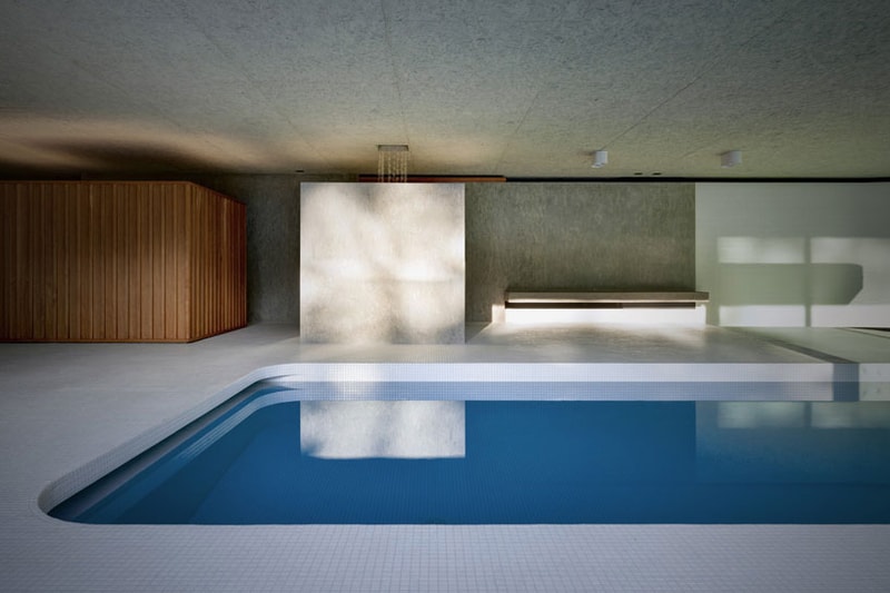 act_romegialli Designs a Subterranean Pavilion Complete With a Pool and Fitness Facilities