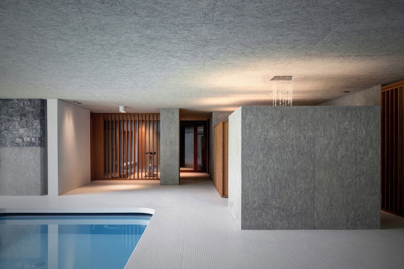 act_romegialli Designs a Subterranean Pavilion Complete With a Pool and Fitness Facilities