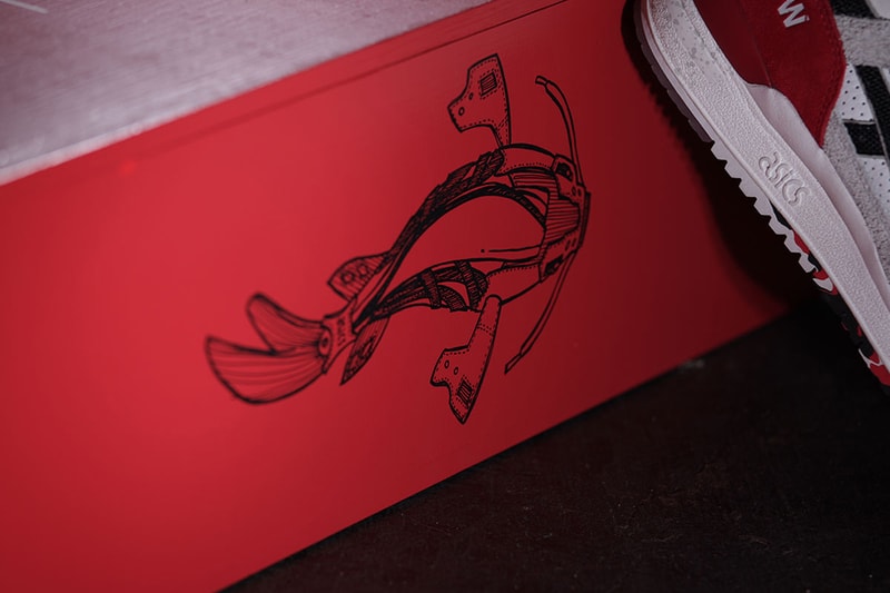 Afew x ASICS GEL-Lyte III "Black Koi" 1-of-1