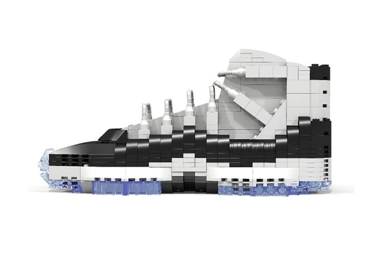 Air Jordan 11 Retro "Concord" Replica Made of LEGO®