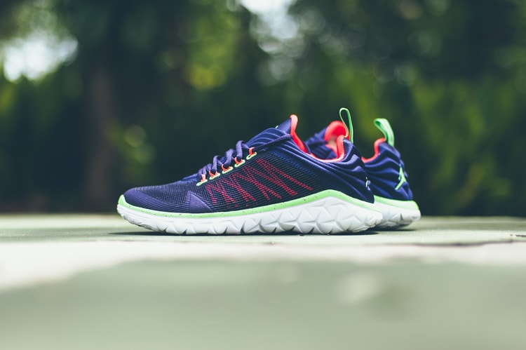 Jordan Flight Flex Trainer Ink/Light Poison Green-Infrared 23